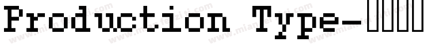 Production Type字体转换